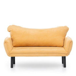 Atelier Del Sofa Chatto - Sofá-Cama de 2 Plazas Amarillo Mostaza